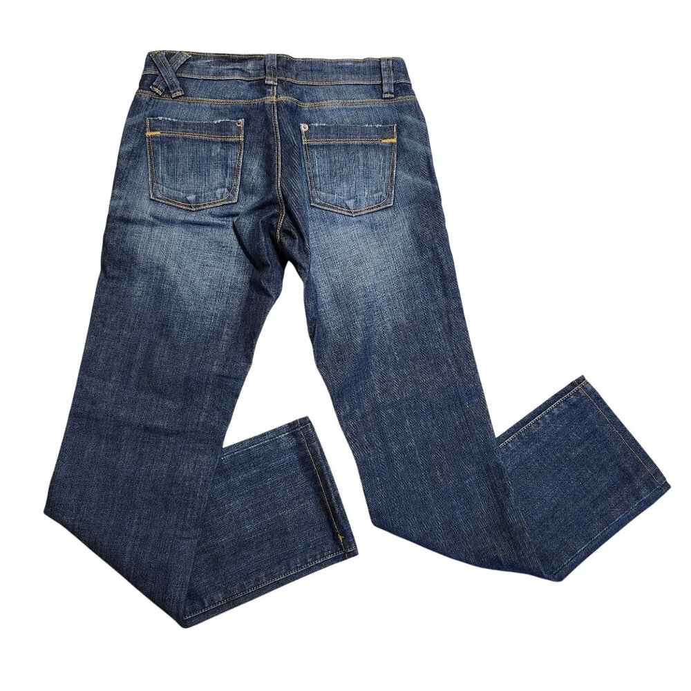 Banana Republic Women's Size 2 Jeans Dark Wash Straight Leg Denim Style 489530 - Picture 2 of 7